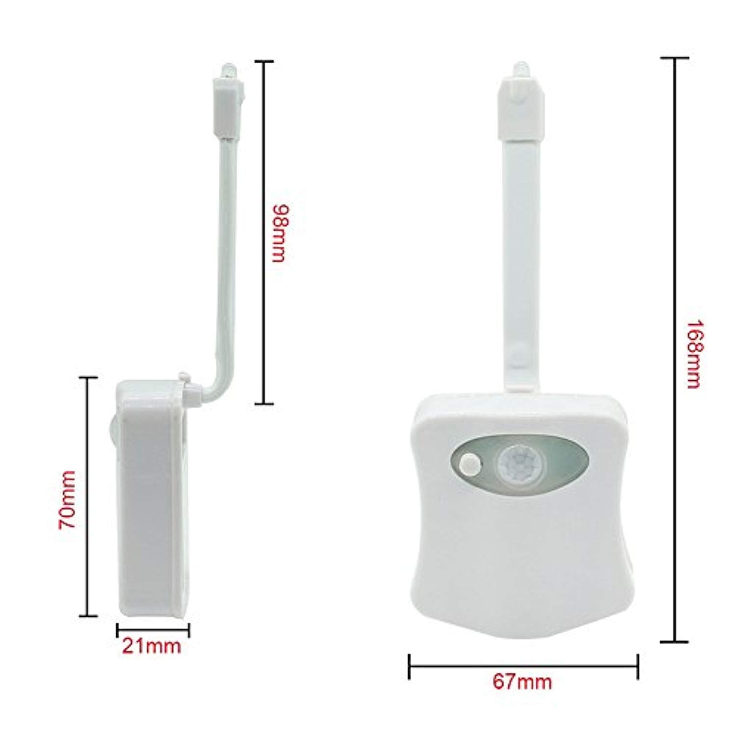 Home+Solutions Motion-Activated LED Toilet Nightlight 